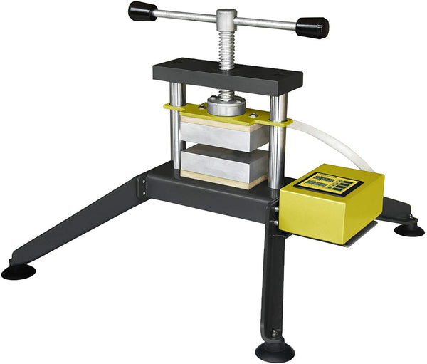 Grip Twist Heat Press, 5000+lbs Force, 3" x 5" Dual Insulated Heat Plates - Affixed and Portable Options