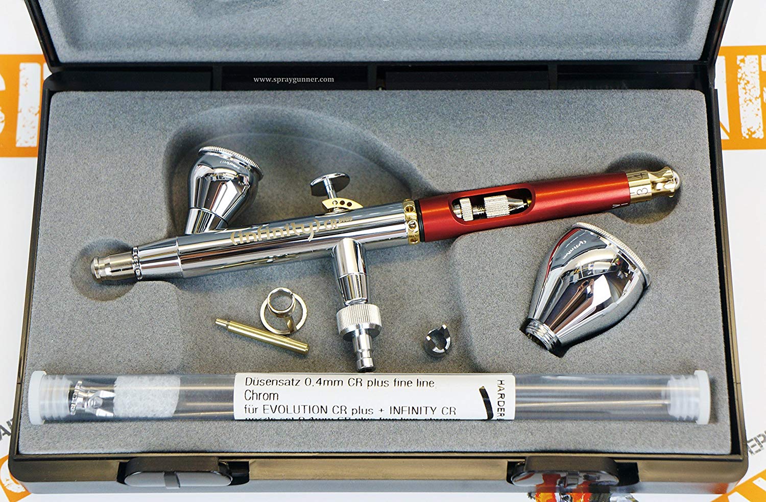  Harder & Steenbeck Evolution CR Plus Two in One 2in1 Airbrush  126234 by SprayGunner : Arts, Crafts & Sewing