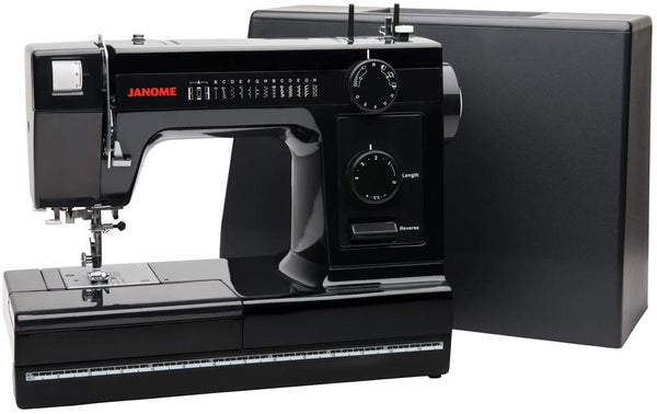 Janome Industrial-Grade Aluminum-Body HD1000 Black Edition Sewing Machine with 14 Stitches, 4-Step Buttonhole