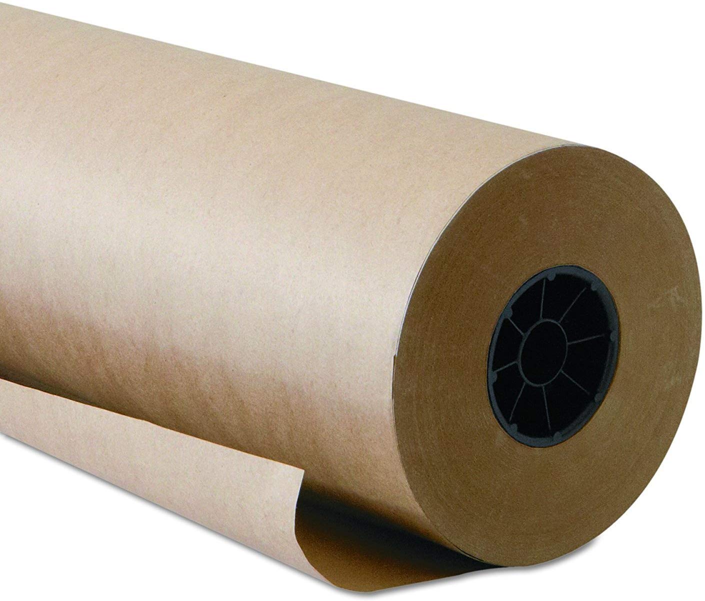 Brown Wrapping Paper Roll, Brown Paper Roll, Craft Paper Roll, Brown Kraft Paper Roll, 38.1 X 10 M, Wrapping Paper For Moving Moving, Floor Table Cover, Bouquets, Bulletin Board