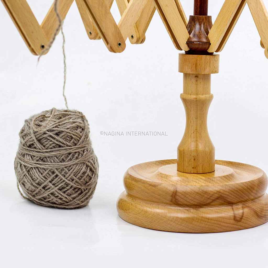 Yarn Swift Yarn Ball Winder Umbrella Swift with Skein Holder Knitting Yarn  Holder Basic Combo Set