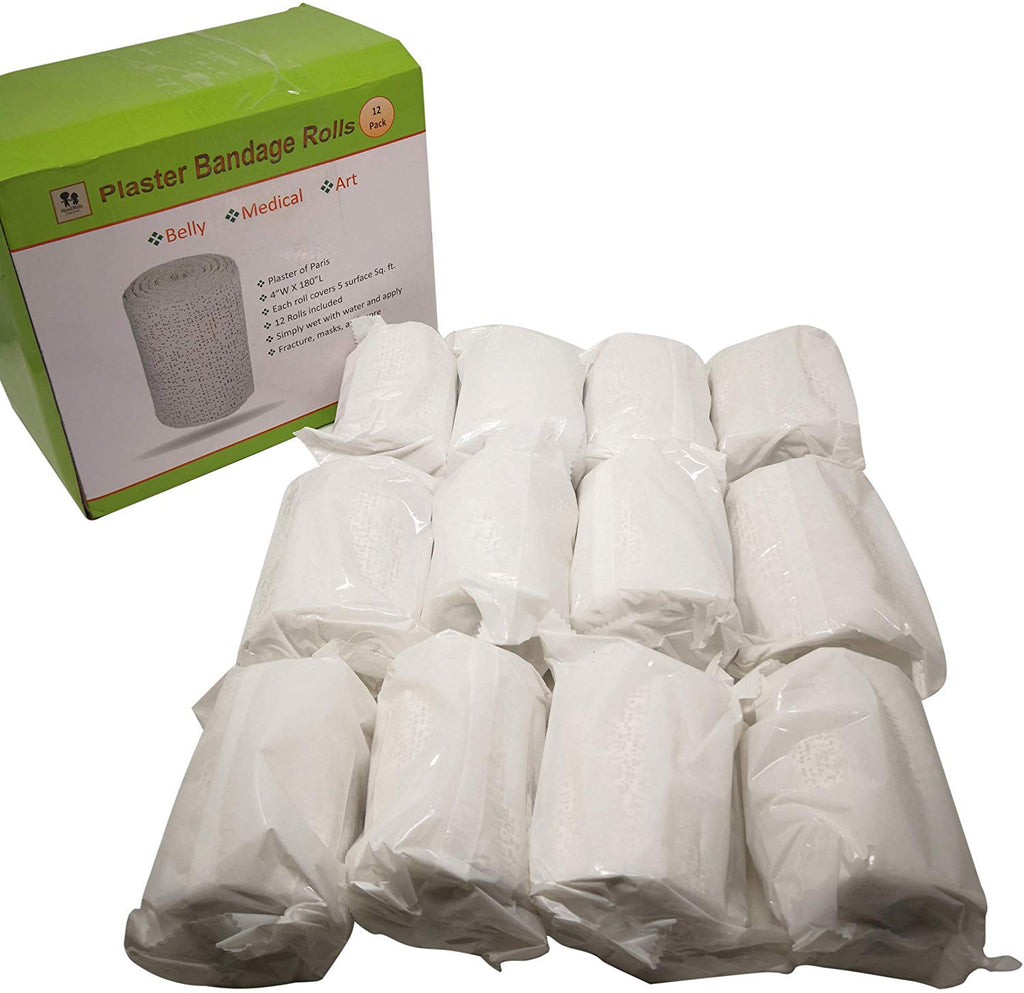 Plaster of Paris Gauze Bandages  Craft Molds for Pregnancy Belly Cast –  Pete's Arts, Crafts and Sewing