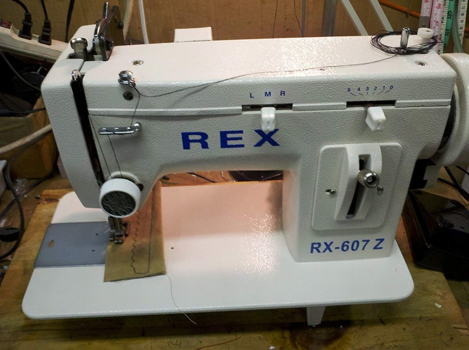 REX 607Z Portable Walking Foot Zigzag with LED Light Pete s Arts Crafts and Sewing