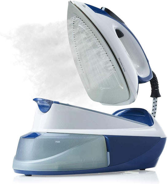Reliable 120IS Maven Home Steam Iron Station with Ceramic Soleplate, Iron Lock for Easy Carry, 1 LTR Tank