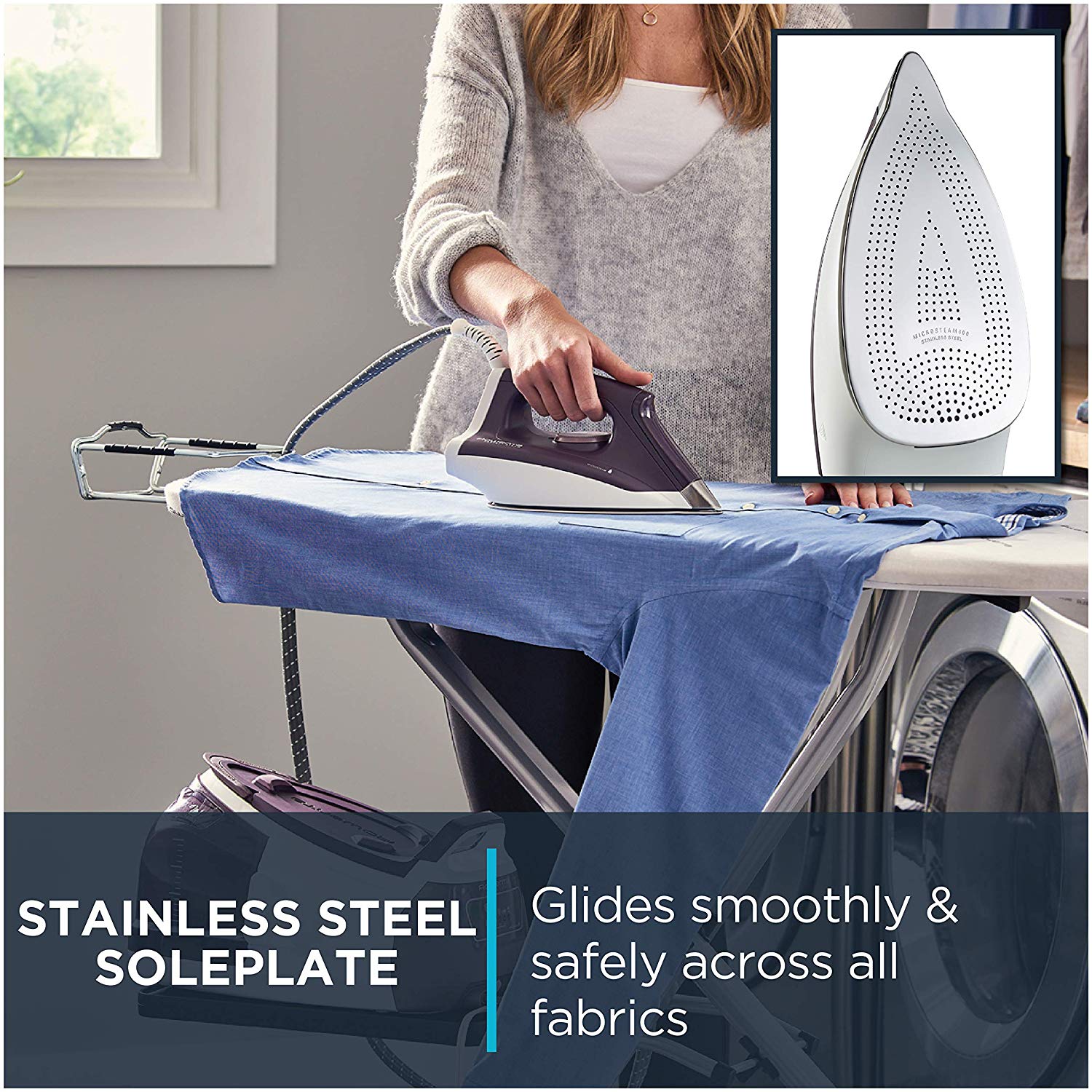 Rowenta DG8520 Perfect Steam 1800 Watt Eco Energy Steam Iron Station S Pete s Arts Crafts and Sewing