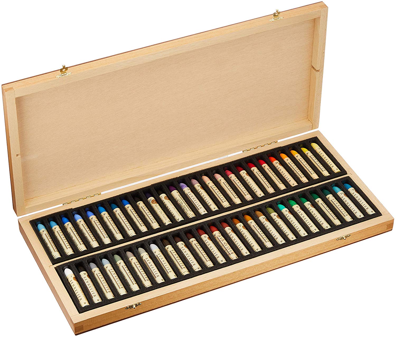 Sennelier Artist oil pastel set of 50 in luxury wood box - Best Price –  Pete's Arts, Crafts and Sewing