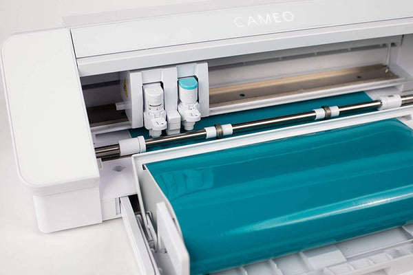 Silhouette Cameo 4 with Bluetooth, 12x12 Cutting Mat, Autoblade 2, 100 Designs and Silhouette Studio Software - White Edition